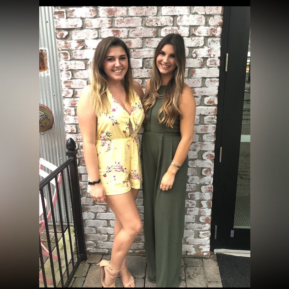 GREEN JUMPSUIT